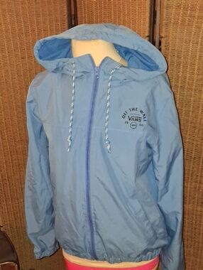 Vans Sky Blue Hooded Windbreaker Jacket